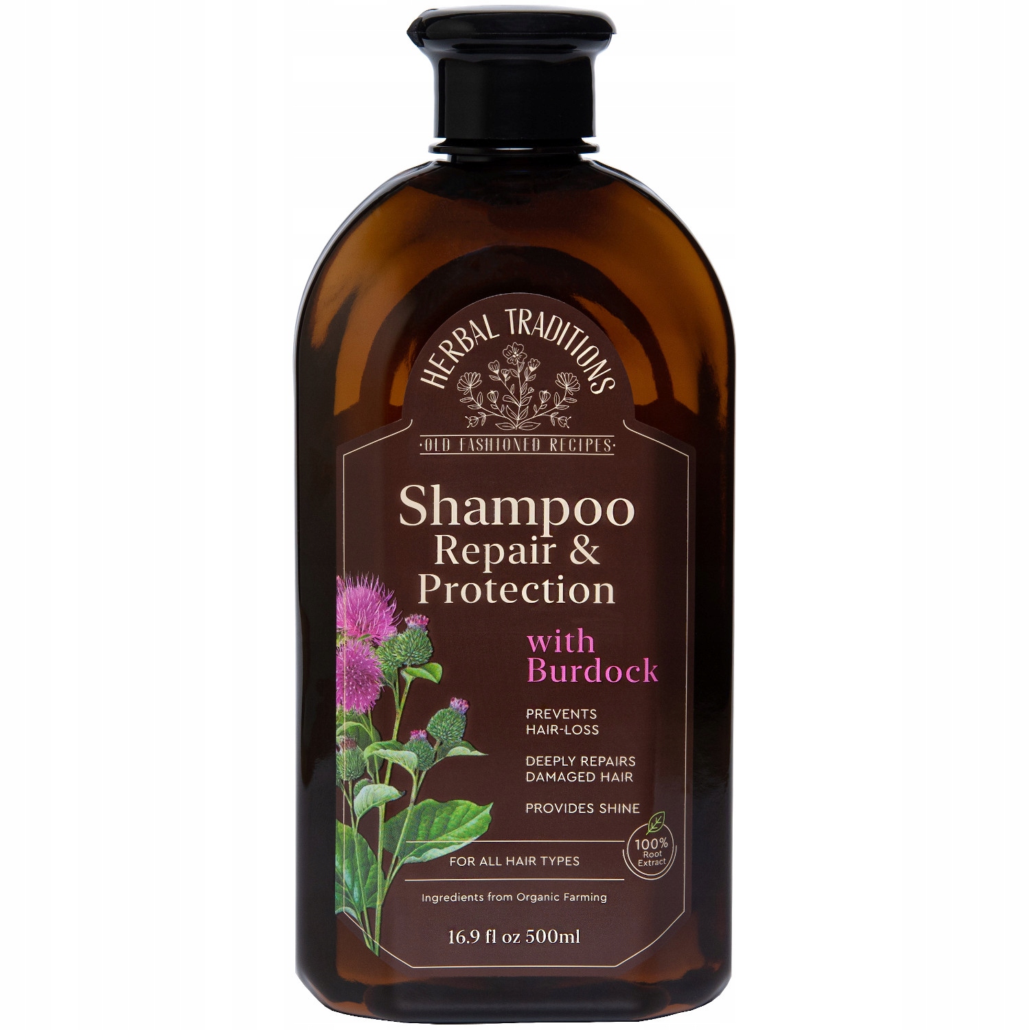 szampon łopian herbal i regenerum do włosów