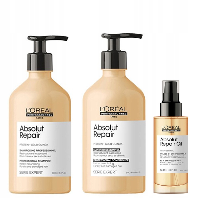 loreal intensywne wygładzanie szampon odżywka i olejek