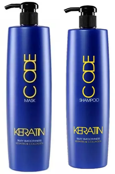 szampon do włosów code keratin