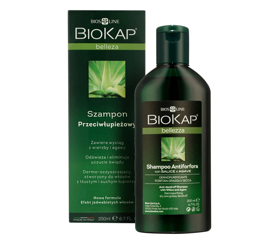 biokap anticaduta szampon przeciw wypadaniu włosów 100 ml