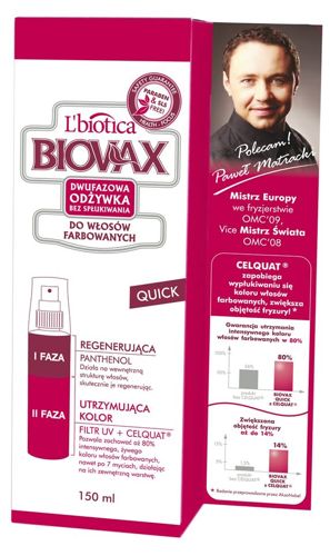 biovax odżywka do włosów farbowanych opinie